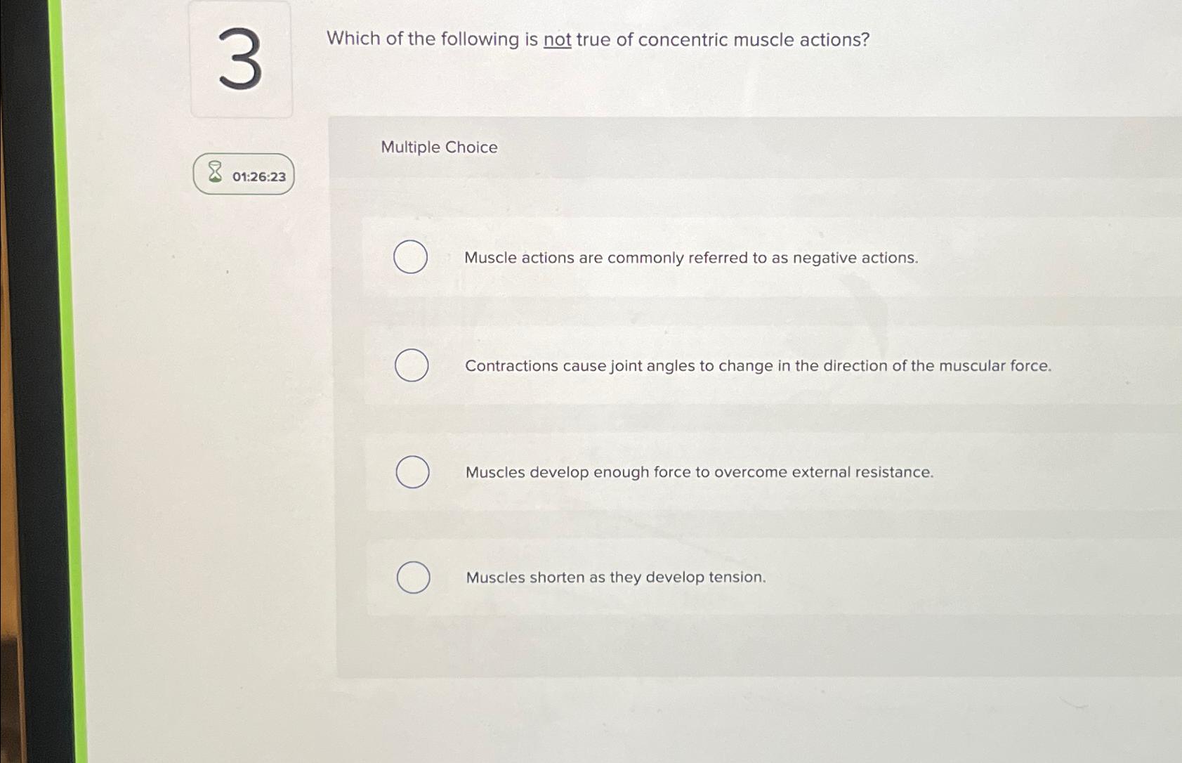 Solved 2 ﻿Which of the following is not true of concentric | Chegg.com