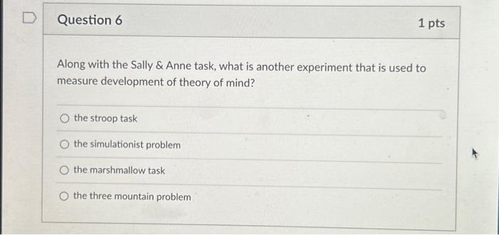 sally en anne experiment