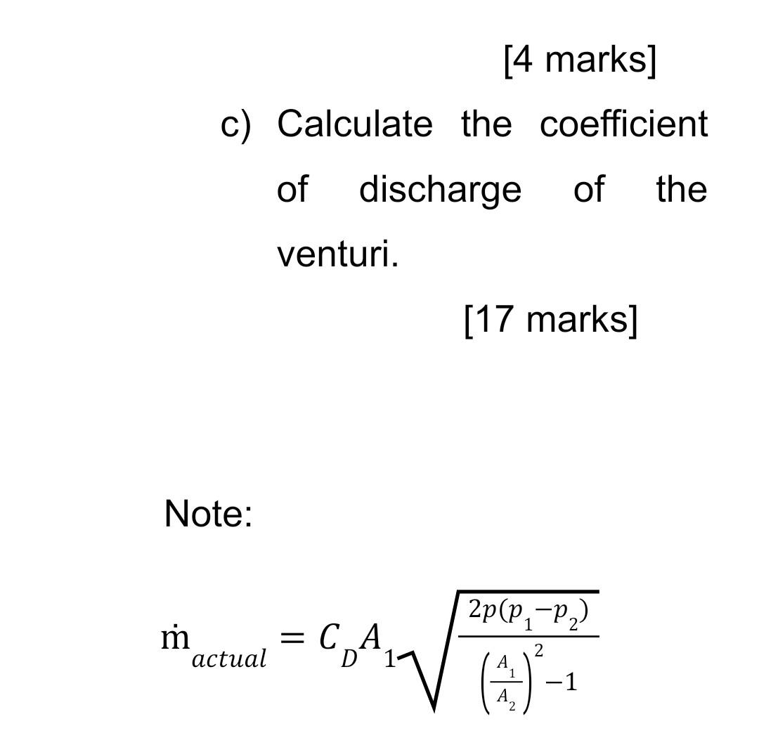 Solved Q3. Oil of density 800 kg/m3 flows through a