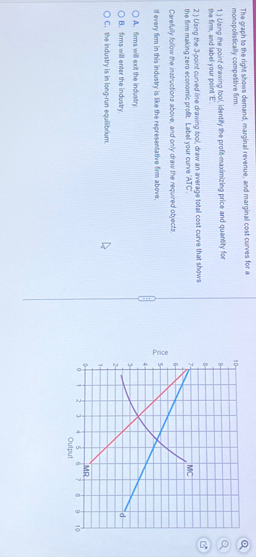 Solved The Graph To The Right Shows Demand Marginal 0669