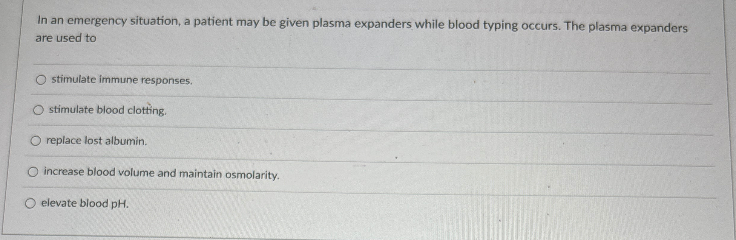 Solved In an emergency situation, a patient may be given | Chegg.com