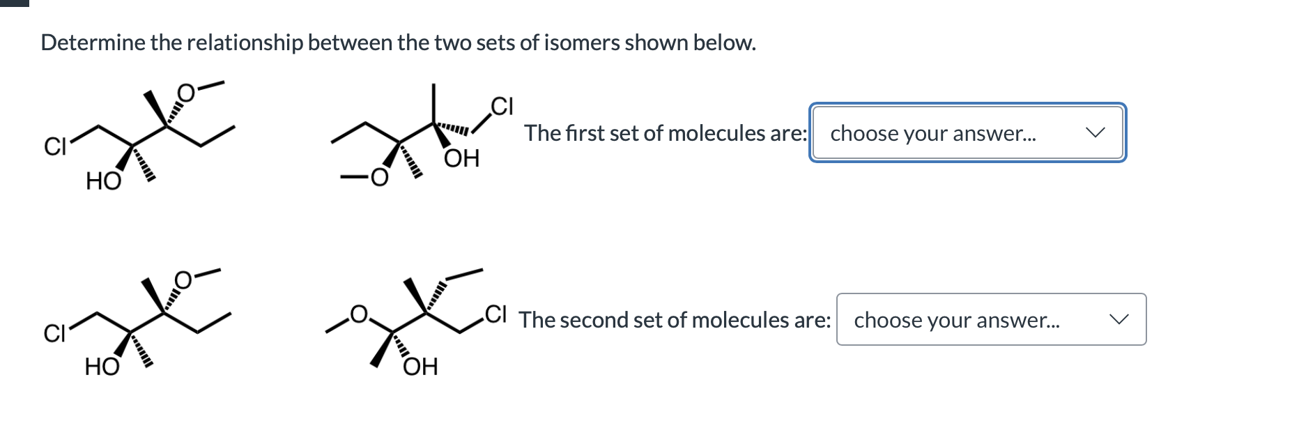 Solved Determine the relationship between the two sets of | Chegg.com