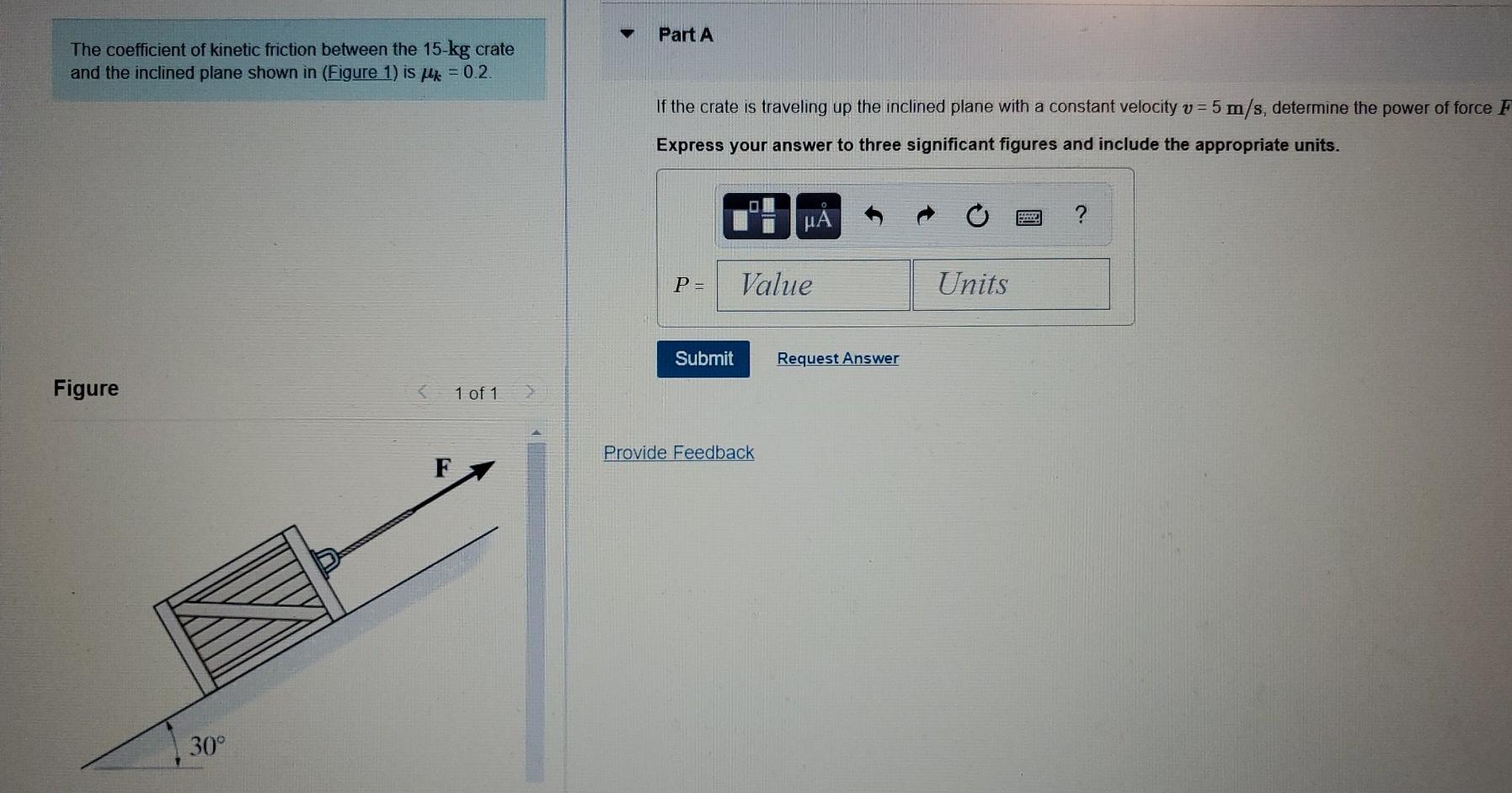 Solved Part A The coefficient of kinetic friction between | Chegg.com