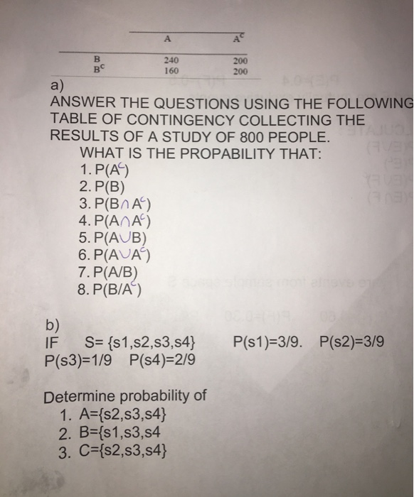 Solved A Ac B 240 160 0 0 A Answer The Questions Chegg Com