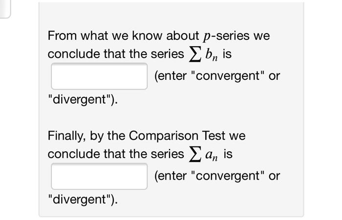 Solved 1 Point We Will Determine Whether The Series S E Chegg Com