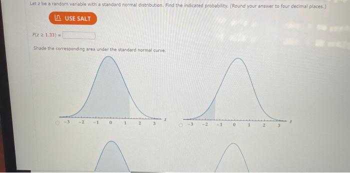Solved Letz be a random variable with a standard normal | Chegg.com