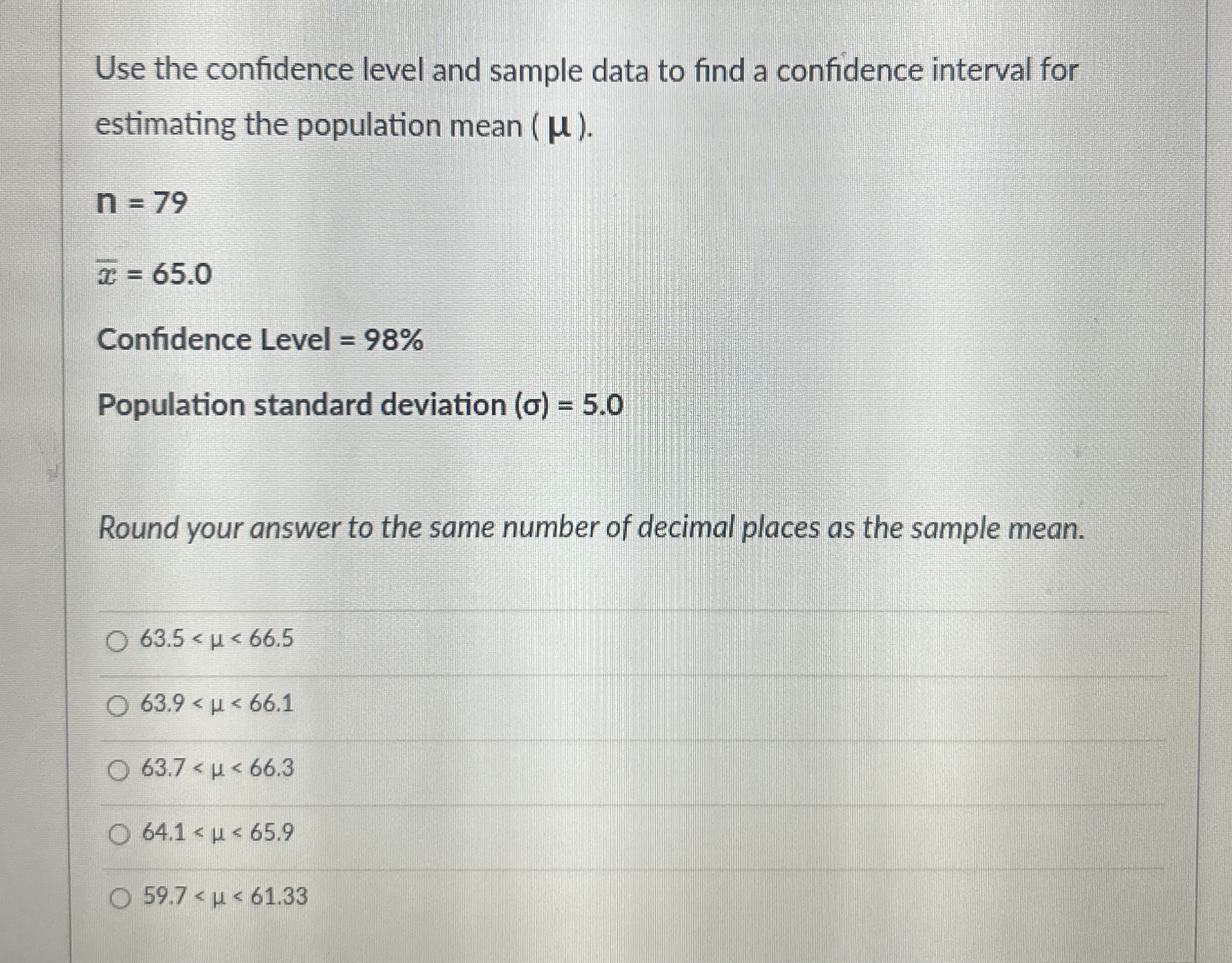 Solved Use the confidence level and sample data to find a | Chegg.com