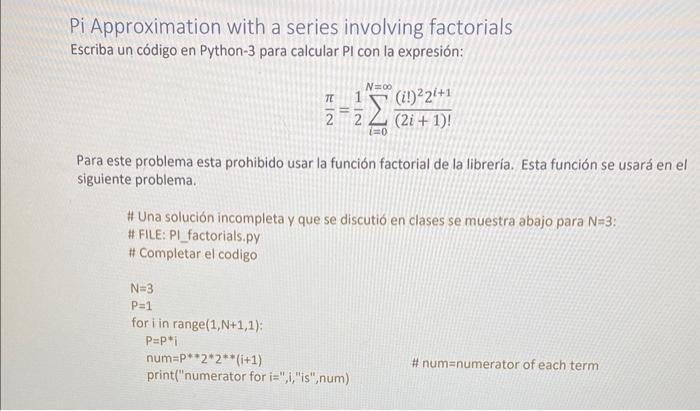 Solved Translation: Write some code in Python-3 to compute | Chegg.com