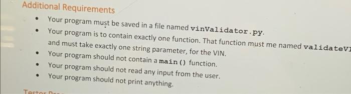 Solved A Vehicle Identification Number, or VIN, is assigned | Chegg.com