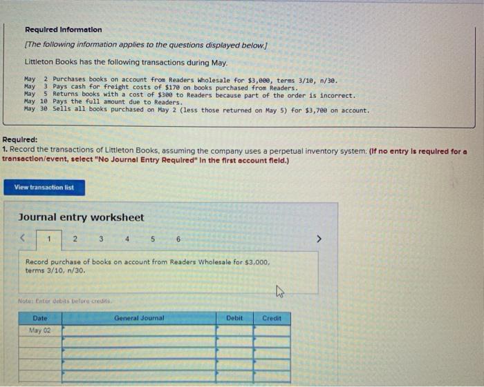 solved-required-information-the-following-information-chegg