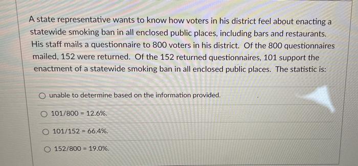 solved-a-state-representative-wants-to-know-how-voters-in-chegg