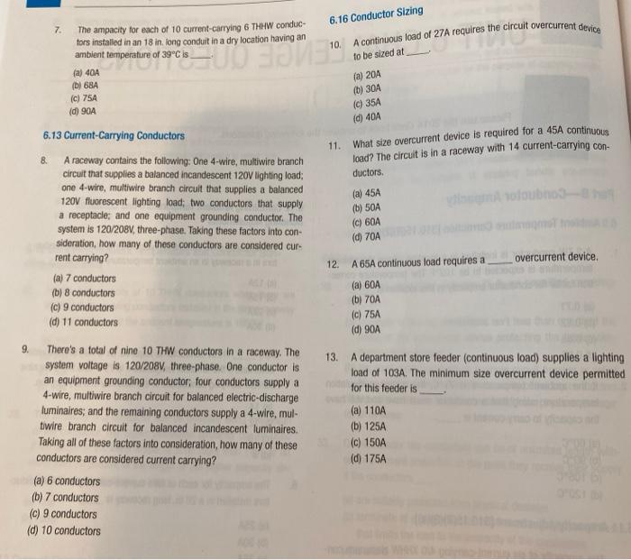 A continuous load of 27A requires the circuit