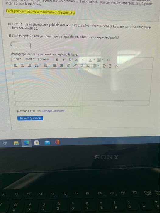 Solved on this problem is 1 of 4 points. You can receive the | Chegg.com