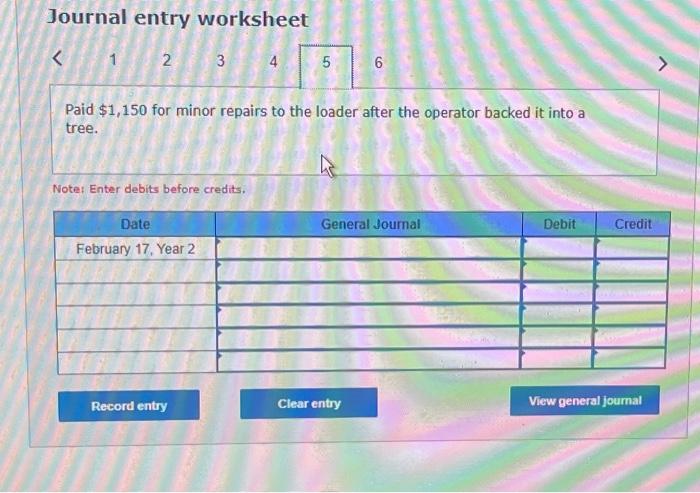 Solved Journal entry worksheet Paid $4,600 to overhaul the | Chegg.com