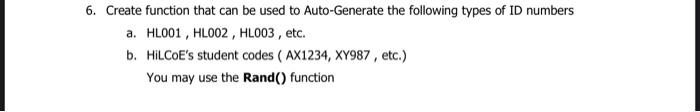 Solved write a sql statement and the hint is use rand()do | Chegg.com