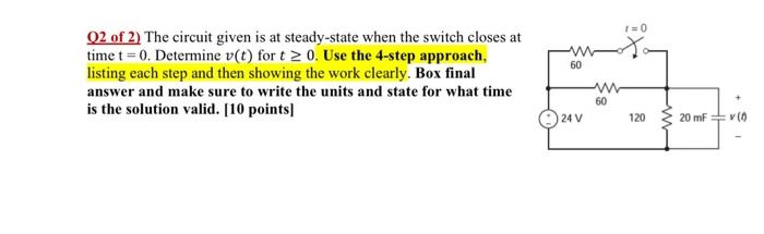 Solved this is circuit analysis. will give thumbs upyou | Chegg.com