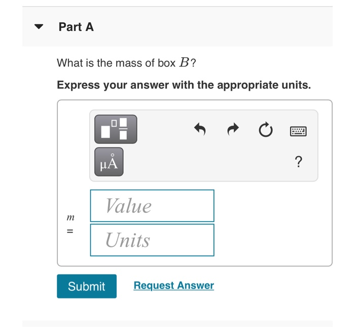Solved Two boxes, A and B, are connected to each end of a