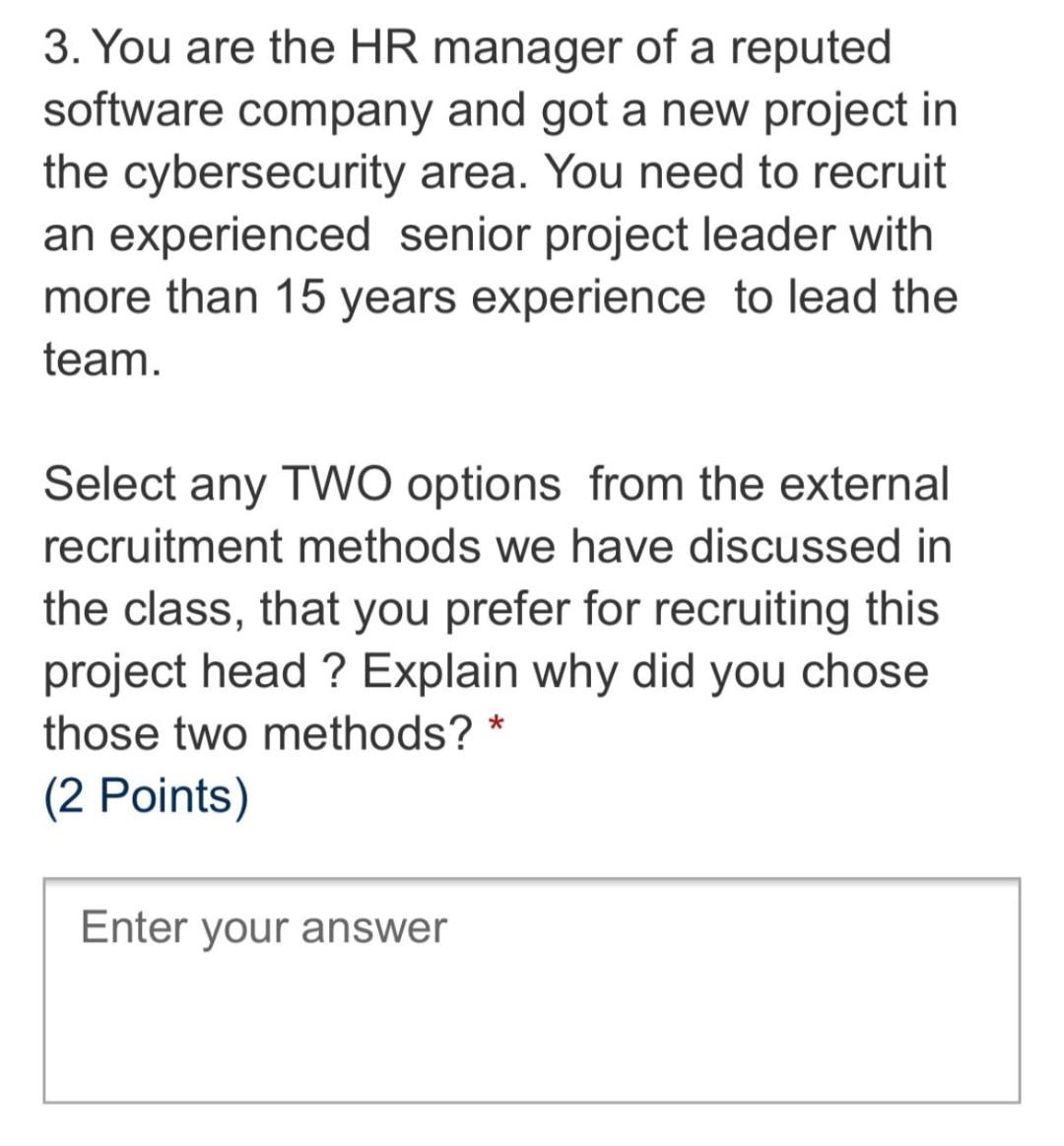 Solved 15. 'Tell us, about a stressful situation at your | Chegg.com