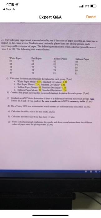 I posted the question and answer i got that was | Chegg.com