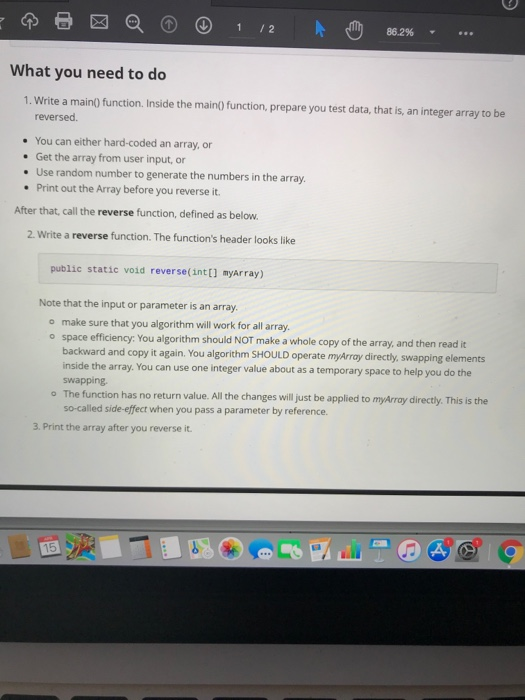 Solved HW Assignment 08 Purpose: • Array operations (10 | Chegg.com