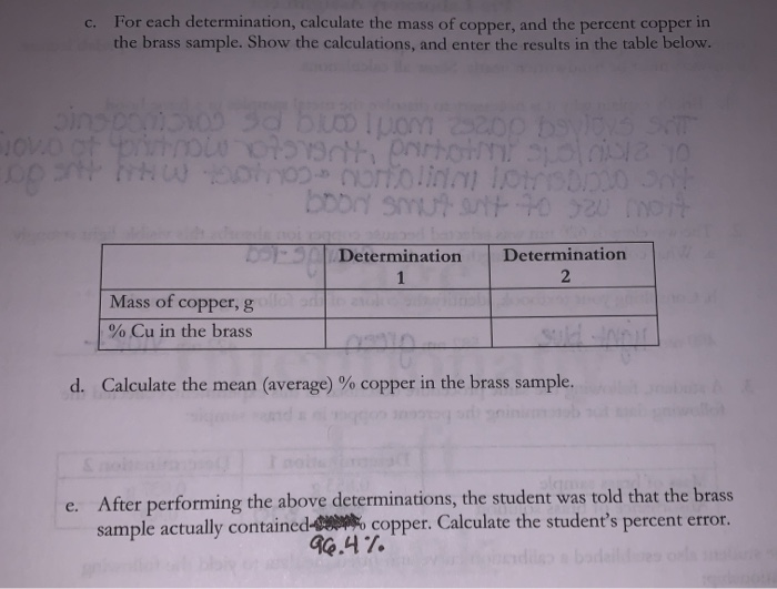 3. A student, following the same procedure described | Chegg.com