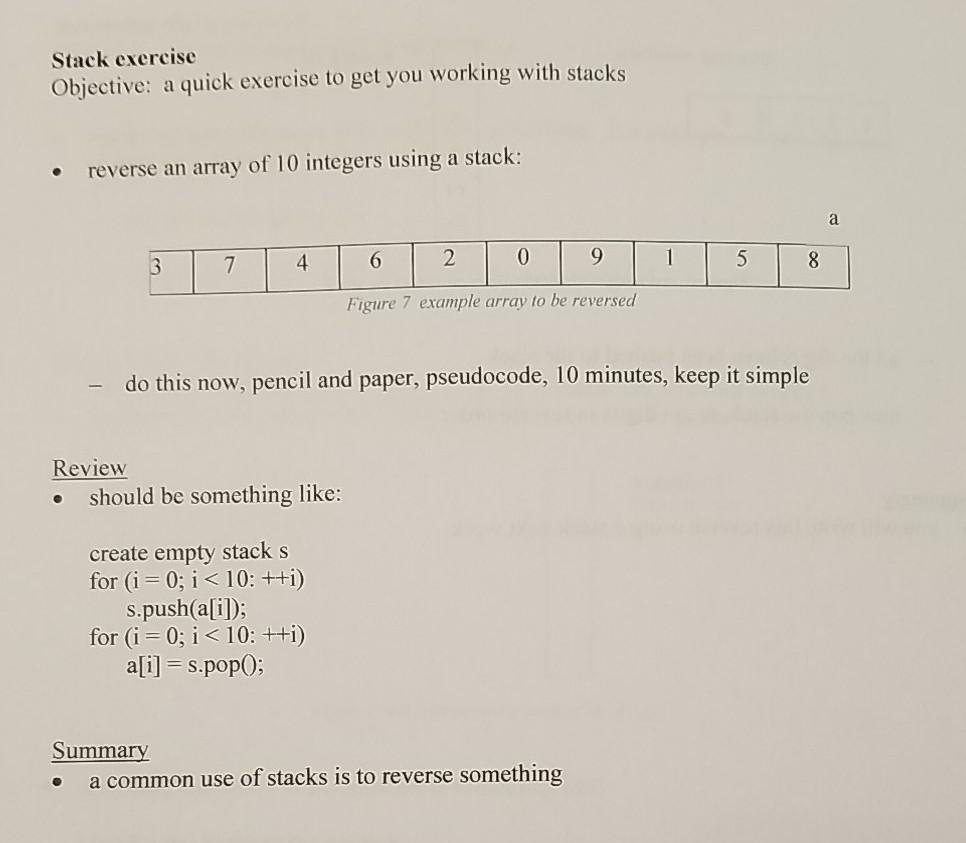 Solved Reversing digits example Objective: introduce next | Chegg.com