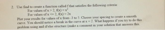 2. Use find to create a function called f that | Chegg.com
