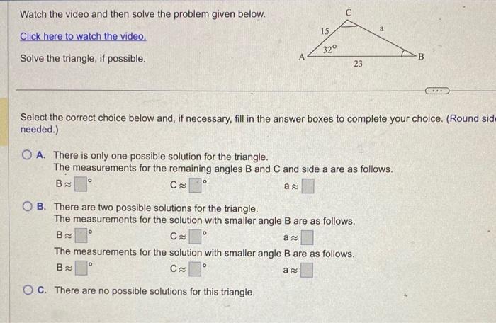 Solved Watch the video and then solve the problem given | Chegg.com