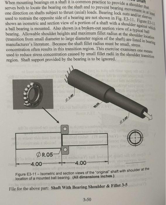Solved When mounting bearings on a shaft it is common