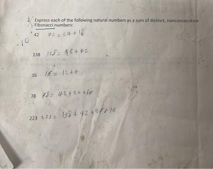 Solved 2. Express each of the following natural numbers as a | Chegg.com