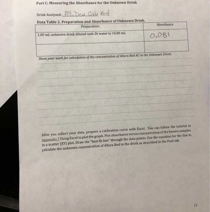Solved Post-lab Show all work neatly and answer all | Chegg.com