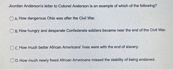 QUESTION 3: How did Jim Crow impact conditions for | Chegg.com