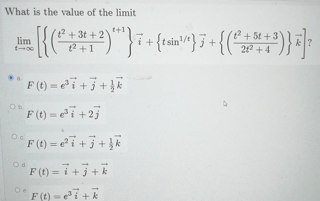 Solved What Is The Value Of The Limit Um 2 Ma Chegg Com