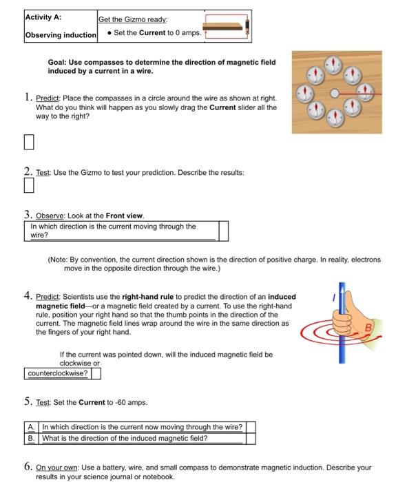 Explore Learning Gizmo Answer Key Electromagnetic Induction