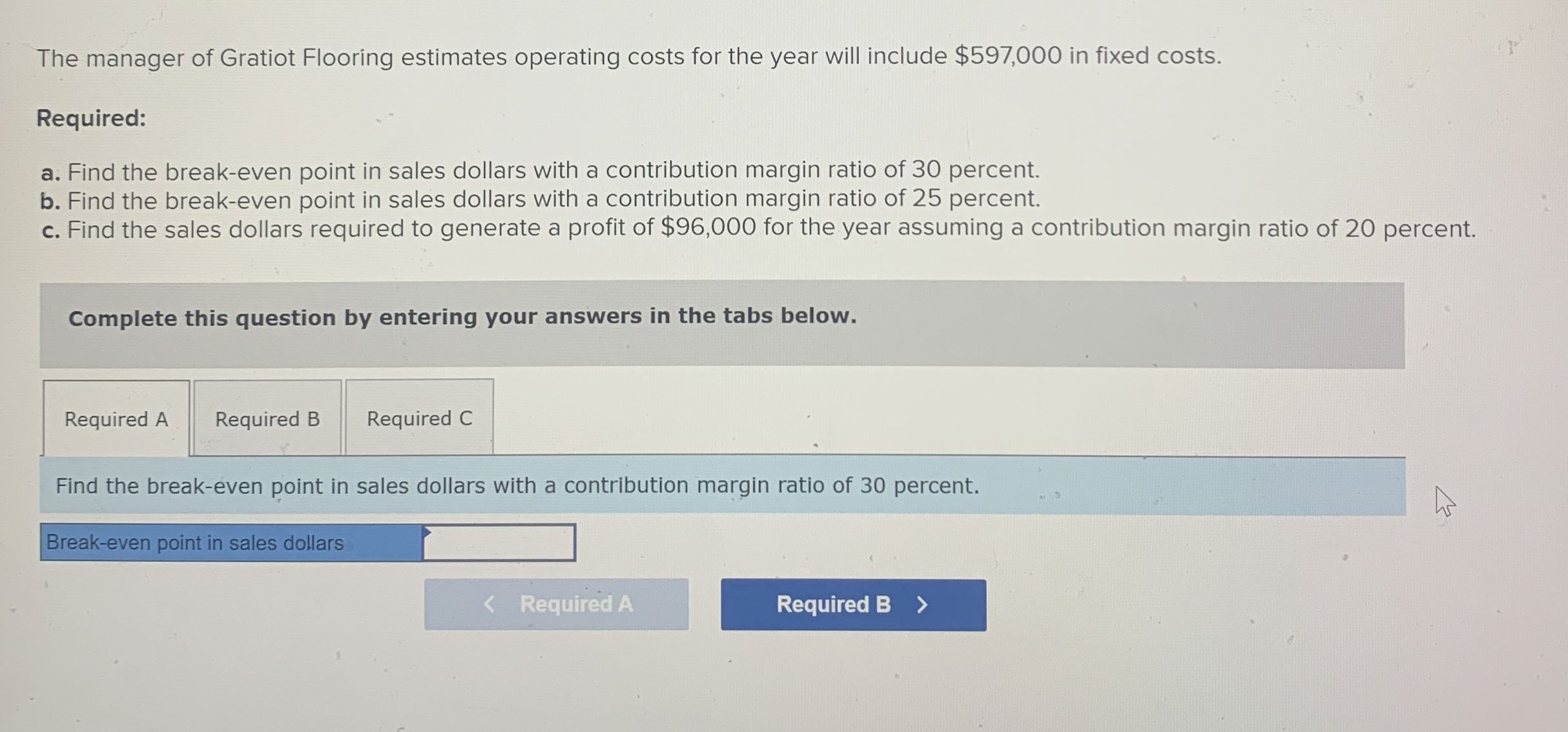 The manager of Gratiot Flooring estimates operating