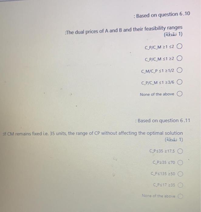 Solved In linear programming, unbounded solution means 16 | Chegg.com