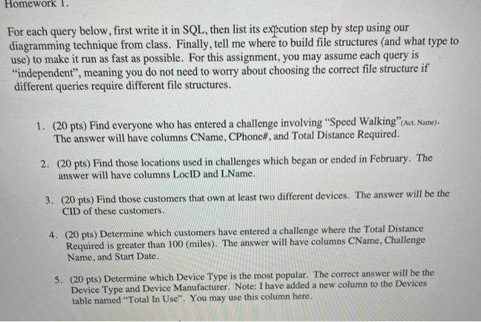 Solved Homework 1. For each query below, first write it in | Chegg.com