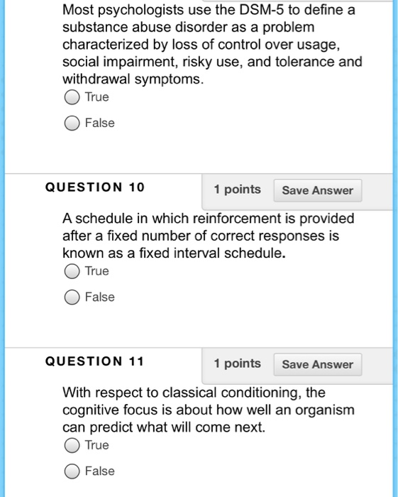 Solved Most psychologists use the DSM5 to define a