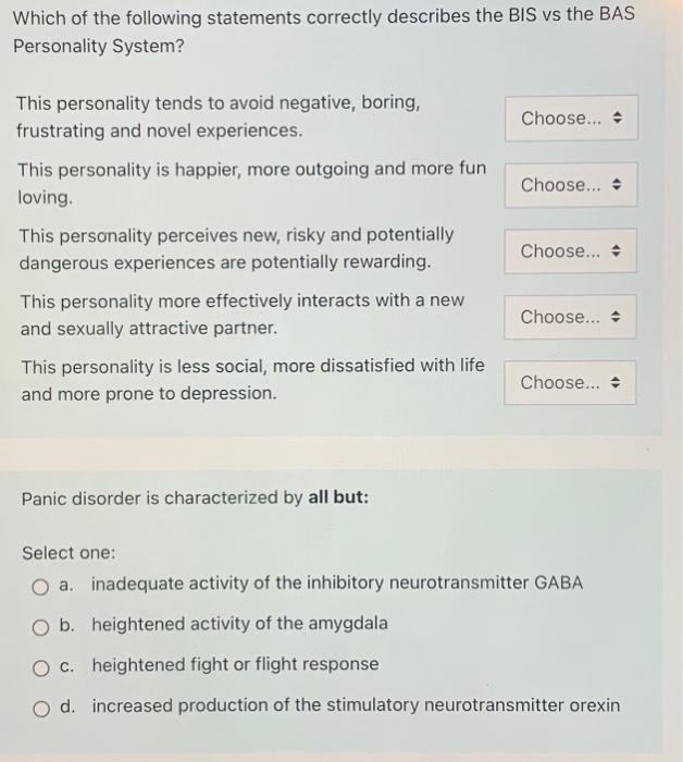 Solved Which Of The Following Statements Correctly Describes | Chegg.com