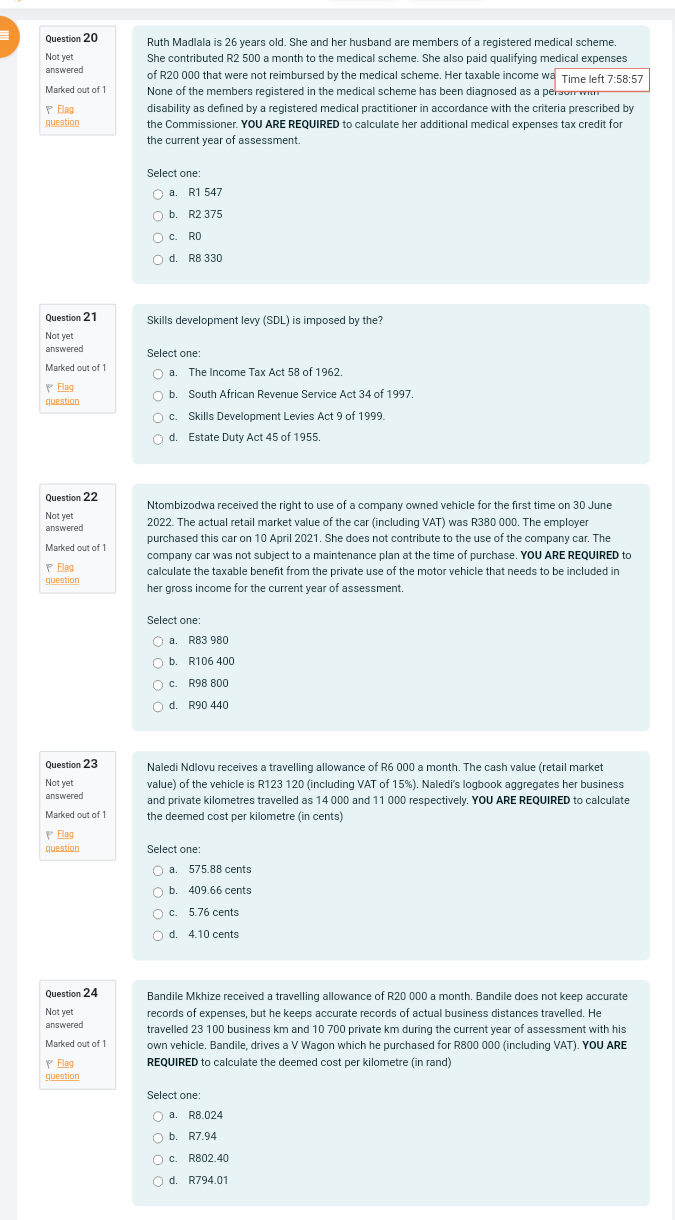 Solved Ruth Madlala is 26 years old. She and her husband are | Chegg.com