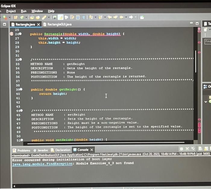 Solved make an UML diagram of this codes of RectangleNote: a | Chegg.com