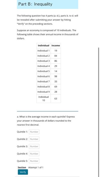 Solved The following question has 4 parts (a.-d.) parts b. | Chegg.com