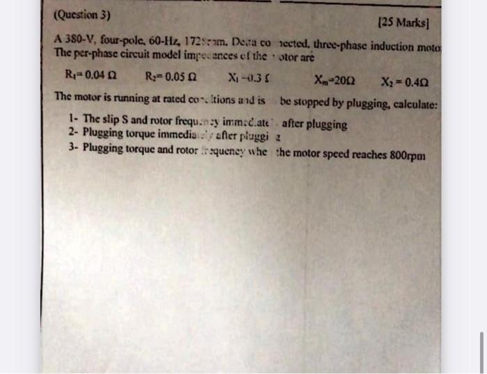 Solved (Question1 1) [25 Marky] a- Sketch the power flow | Chegg.com