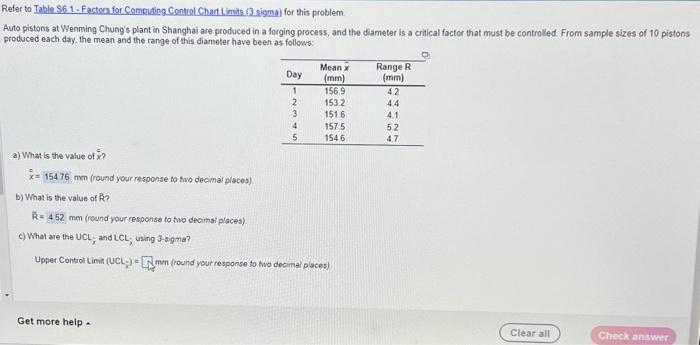 Solved Refer to Table S. 1 - Factoss for Computing Contiol | Chegg.com