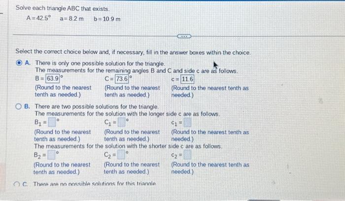 Solved The Correct Answer Will Be Answer Choice B With 2 | Chegg.com