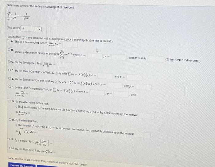 Determine whether the series is convergent or | Chegg.com