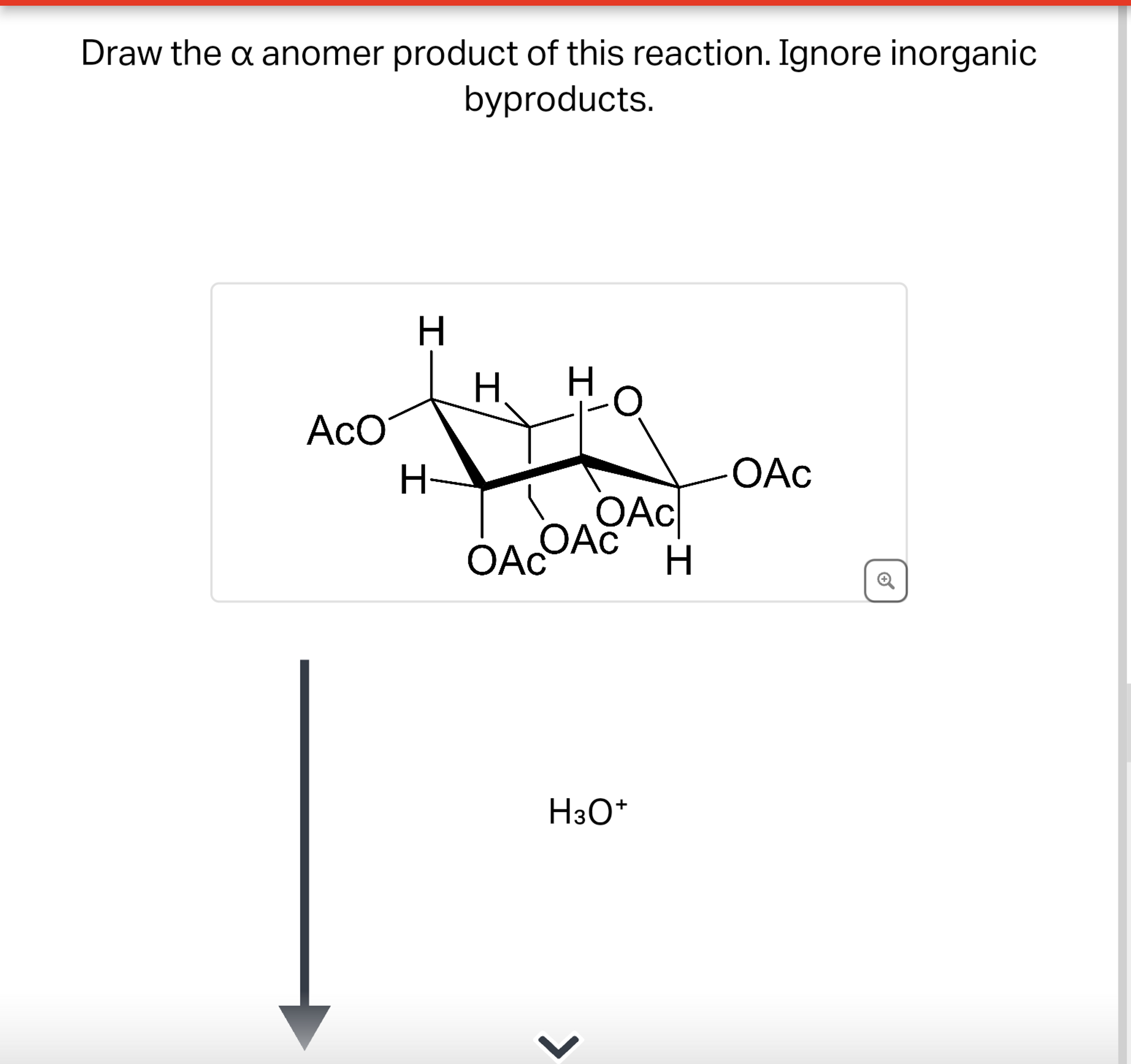 Solved Draw the α ﻿anomer product of this reaction. Ignore | Chegg.com