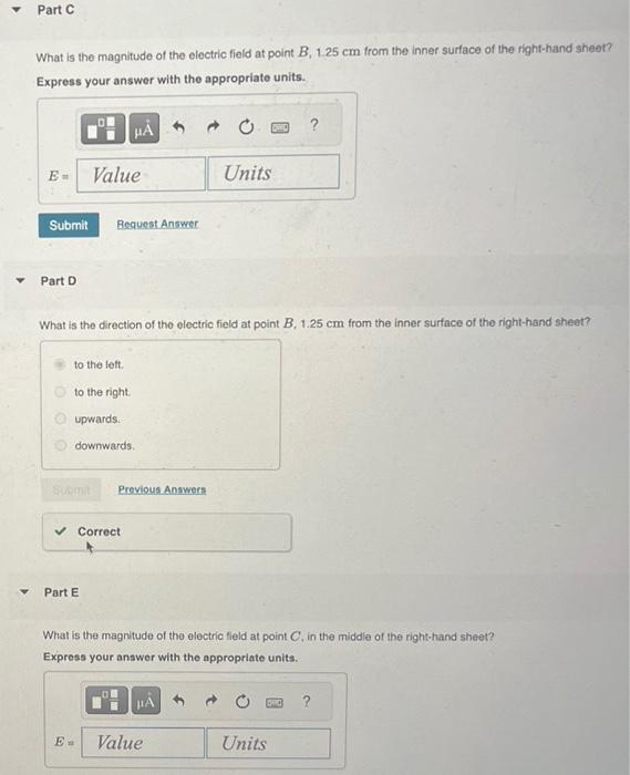 Solved What is the magnitude of the electric field at point | Chegg.com