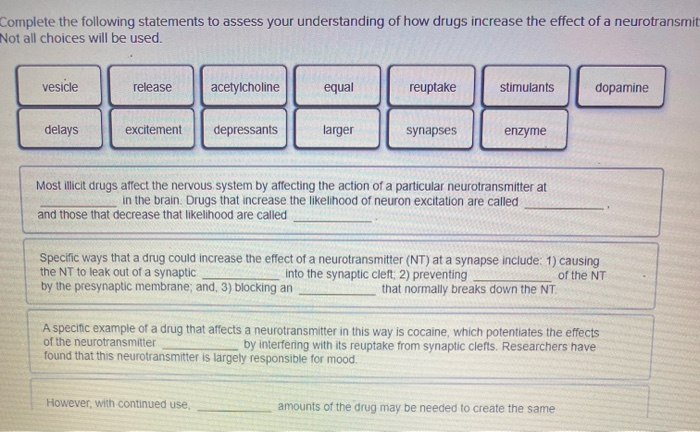 Solved Complete The Following Statements To Assess Your | Chegg.com