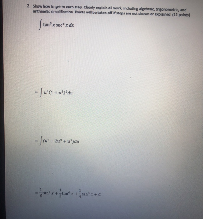 Solved 7. Show how to get to each step. Clearly explain all | Chegg.com